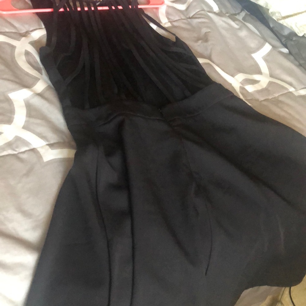 Black cocktail dress